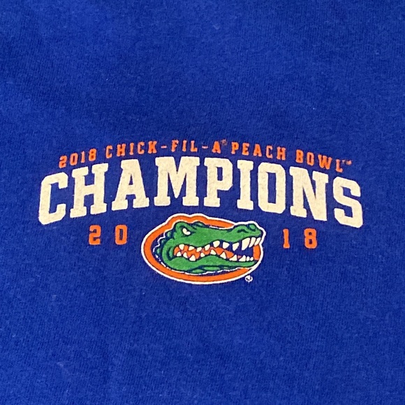 2018 Peach Bowl Champion Florida Gators Shirt - Picture 4 of 5